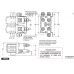 Albright SW202-16 / 24VDC Motor Reversing Solenoid Kontaktör, Albright SW 202